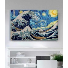 Stella Store Van Gogh Yıldızlı Gece Özel Elmas Mozaik Kanvas Tablo