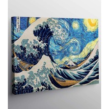 Stella Store Van Gogh Yıldızlı Gece Özel Elmas Mozaik Kanvas Tablo