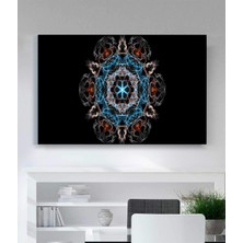 Stella Store Yaşam Çiçeği Sri Yantra Kanvas Tablo