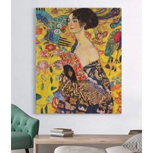 Stella Store Gustav Klimt  Lady With Fan Kanvas Tablo