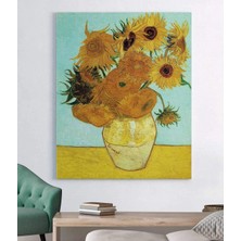 Stella Store Vincent Van Gogh - Yağlıboya Ayçiçeği Kanvas Tablo