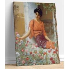 Stella Store John William Godward -Summer Flowers Kanvas Tablo