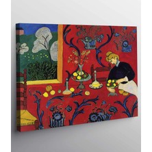 Stella Store Henri Matisse Kırmızı Uyum Kanvas Tablo