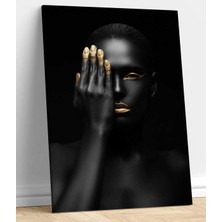 Stella Store Zenci Kadın Kanvas Tablo