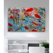 Stella Store Gelincik Yağlı Boya Görünümlü Kanvas Tablo