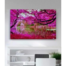 Stella Store Kiraz Çiçekleri Kanvas Tablo