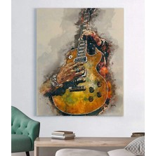 Stella Store Elektro Gitarlı Kanvas Tablo