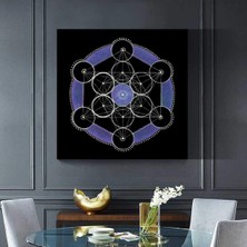 Stella Store Yaşam Çiçeği Sri Yantra Kanvas Tablo