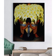Stella Store Diego Rivera Vendedora De Flores Kanvas Tablo