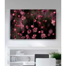 Stella Store Pembe Çiçekli Kanvas Tablo