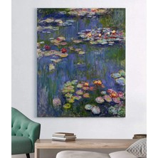 Stella Store Claude Monet - Water Lilies  Kanvas Tablosu