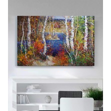 Stella Store Orman ve Göl Kanvas Tablo