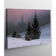 Stella Store Caspar David Friedrich Winter Landscape Kanvas Tablo
