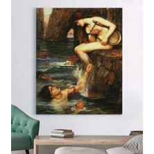 Stella Store John William Waterhouse The Siren Kanvas Tablo