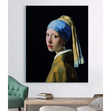 Stella Store Johannes Vermeer  Inci Küpeli Kız Kanvas Tablo