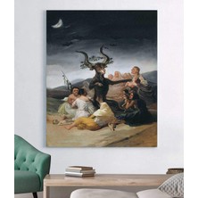 Stella Store Francisco Goya Vintage Cadılar Kanvas Tablo