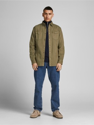 Jack & Jones Esherıdan Erkek Jean Gömlek 12138115