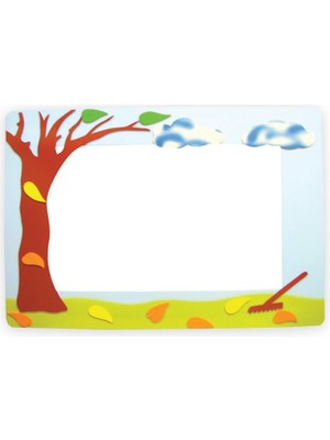 Woody Life Sonbahar Yazı Tahtası (135X100CM) Anaokulu Kreş Çocuk Odası Sınıf Eğitim Meteryali