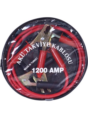 Çantalı Akü Takviye Kablosu 1200 Amper 2 Metre