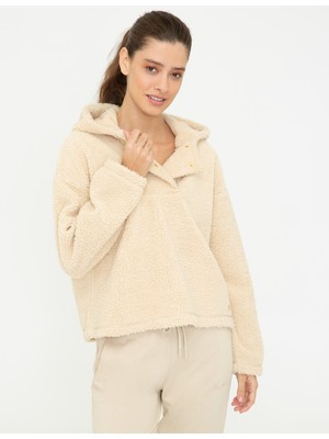 Pierre Cardin Dynamic Camel Crop Top Sweatshirt 50244908-VR015