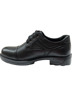Vizyon Erkek Deri Siyah Günlük Ayakkabı