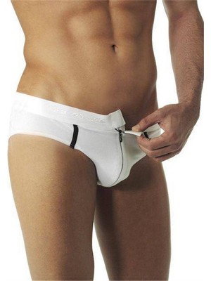 Doreanse  Fermuarlı Slip Külot 1269