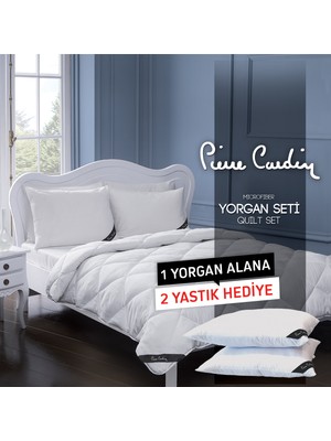 Pierre Cardin Microfiber Yorgan Seti Çift Kişilik 195 x 215 cm