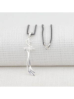 Takılingo Hz Ali Zülfikar Model Sade 925 Ayar Gümüş Kolye