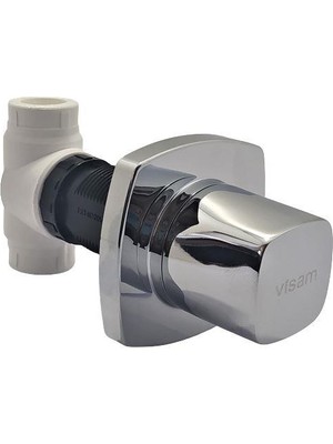 Visam Ankastre Stop Valf (Yuvarlak Volanlı) 1/2 890.005