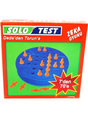 Kamer Solo Test Zeka Oyunu 5 Adet