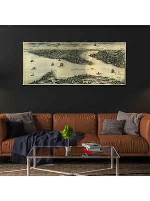 VeraStore Istanbul Manzara Kanvas Tablo