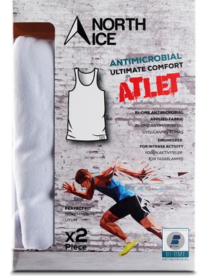 North Ice 2li Paket Atlet Beyaz