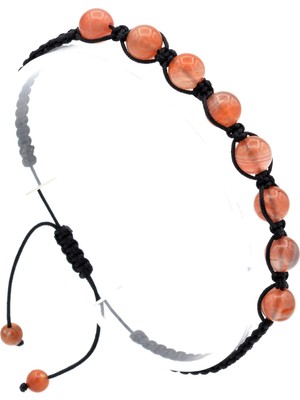 Murty99 Hakiki Makrome Model Doğal Yemen Akik Taşı Bileklik 1. Kalite 002