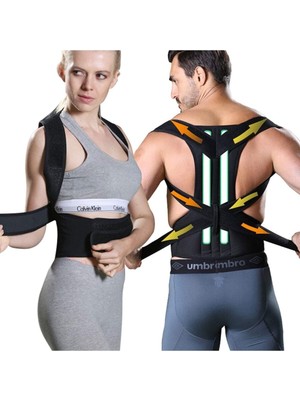 Markaflex Çift Balenli Sırt Korsesi Dik Durmaya Yardımcı Destek Korse