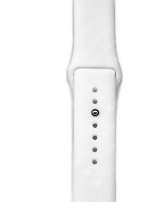 AktarMobile Huawei Watch Gt 3 46 mm Uyumlu Silikon Kordon  Premium  Spor Kayış  Jel Silikon Spor Kordon Beyaz