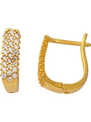 Bilezikci Sırataşlı 14 Ayar Altın Küpe