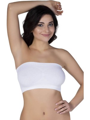 Form Angel Dikişsiz Pedli Bondeo Straplez Sütyen 5313