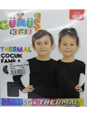 Gümüş Çocuk Termal Uzun Kollu Üst Içlik