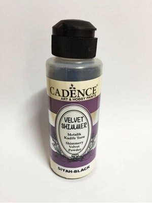 Cadence Velvet Shımmer Metalik Kadife Tozu Vs-07 Siyah 120ML