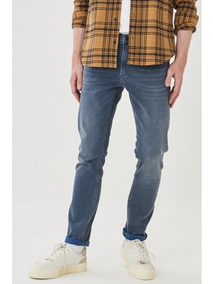 Lee Luke Slim Fit Düşük Bel Denim Esnek Jean Kot Pantolon