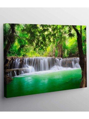 Stella Store Doğa Ormanı Şelalesi Kanvas Tablo