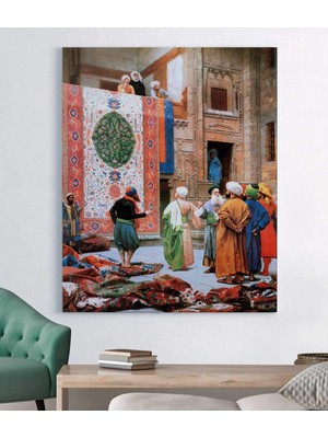 Stella Store Jean Leon Gerome Halı Tüccarı Kanvas Tablo