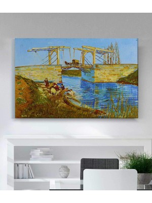 Stella Store Vincent Van Gogh The Langlois Bridge At Arles With Women Washing