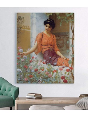 Stella Store John William Godward -Summer Flowers Kanvas Tablo