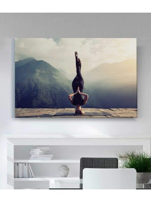Stella Store Yoga Meditasyon Saati Kanvas Tablo