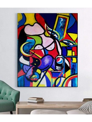 Stella Store Picasso - Kadın Kanvas Tablo