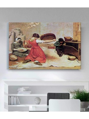 Stella Store Gustave Courbet Elek Yapanlar Kanvas Tablo