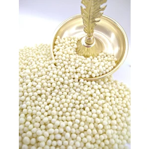 Pasta Vitrin Pirinç Patlağı Pasta Süsü Beyaz - 100 gr