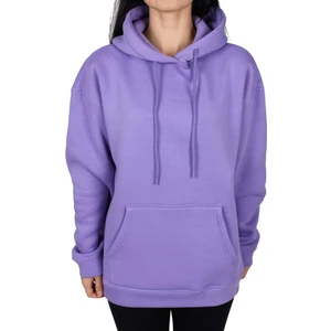 Oversıze Unisex Kapişonlu Sweatshirt-Lila