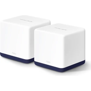 Halo H50G(2-pack), AC1900Mbps, Dual-Band, Gigabit Portları, 100'e Kadar Cihaz Bağlanabilir, 350 m²'ye Kadar Kapsama, Akıllı Bağlantı, Mobil Uygulama ile Kolay Kurulum, Wi-Fi 5 Mesh Sistemi